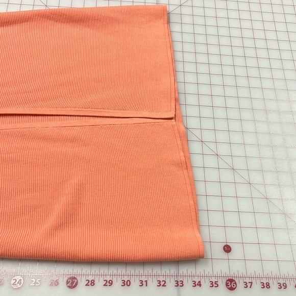 TALBOTS Coral/Peach Cotton Open Front Long Line 3 Button Cuff Knit Cardigan  MP - Picture 15 of 15